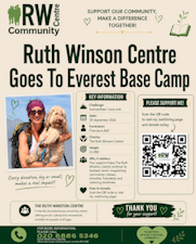 Ruth Winston goes to Everest base camp. Link to Just Giving page