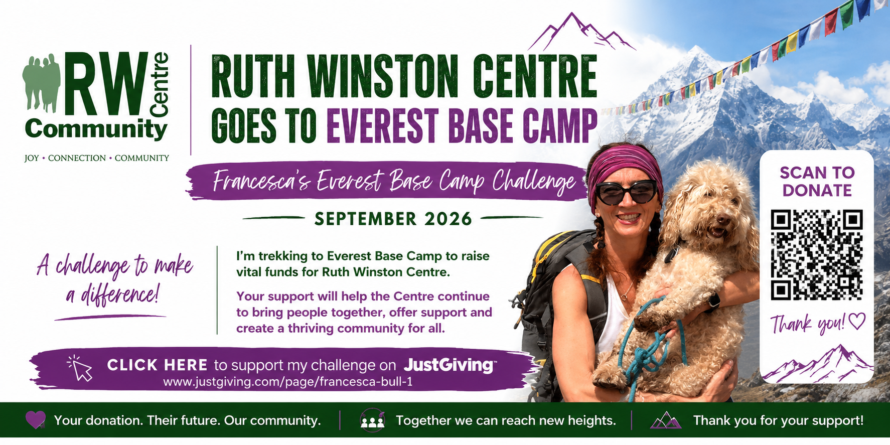 RWC goes to Everest Base Camp - link to Just Giving Page